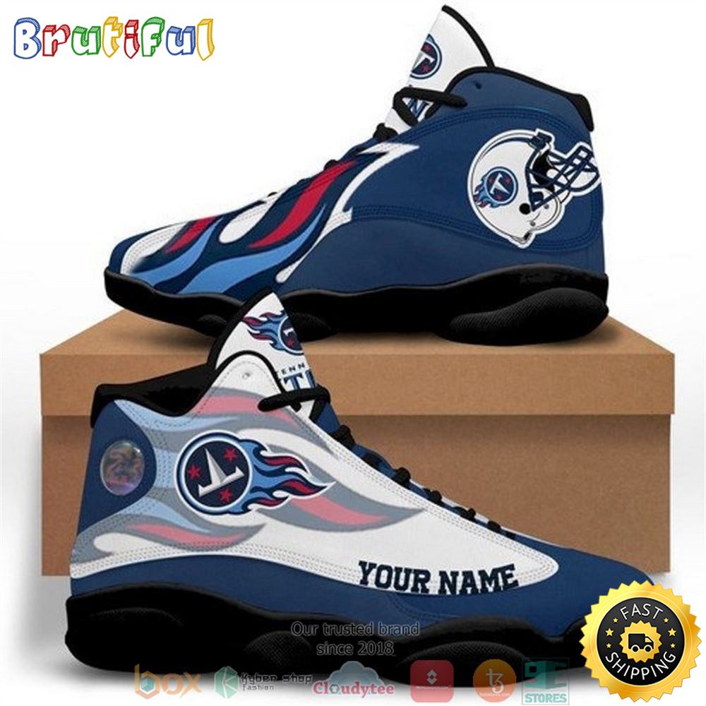 JWFancy Tennessee Titans AJ13 Sneakers Shoes For Men And Women
