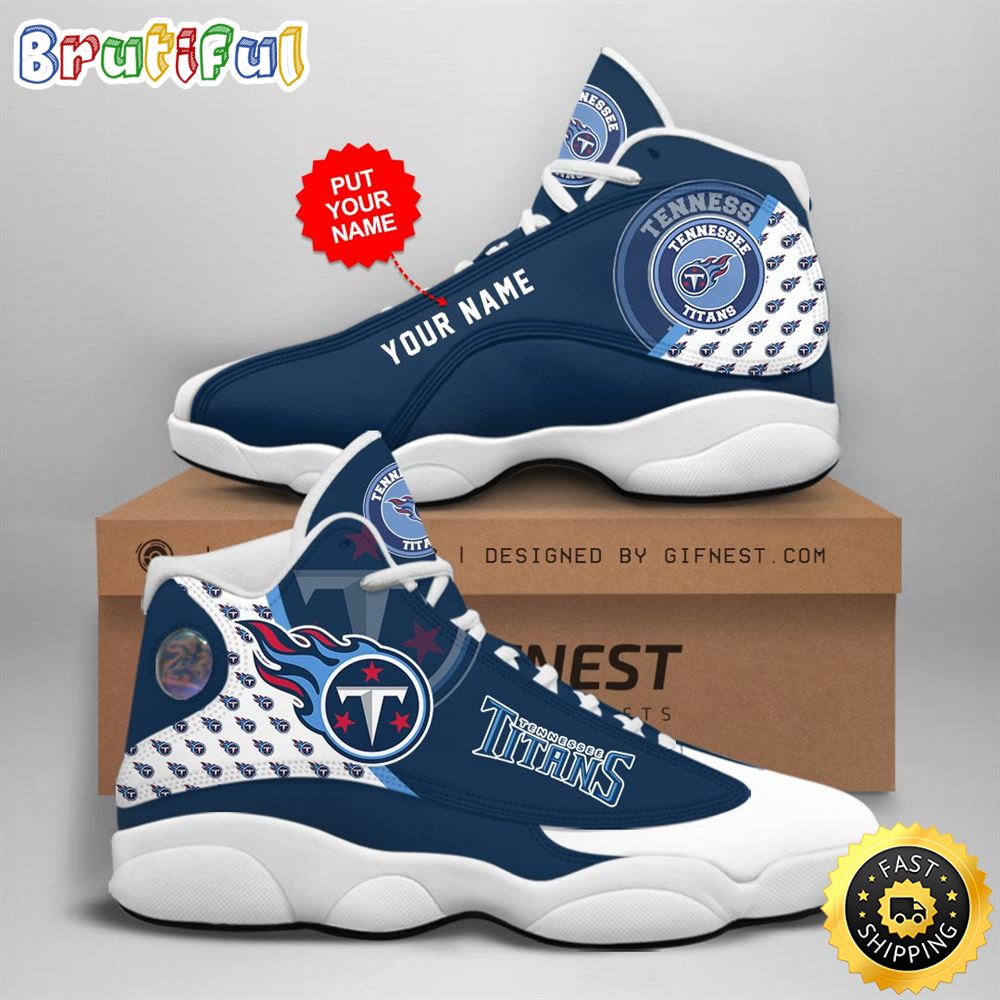JWFancy Tennessee Titans AJ13 Sneakers Shoes For Men And Women