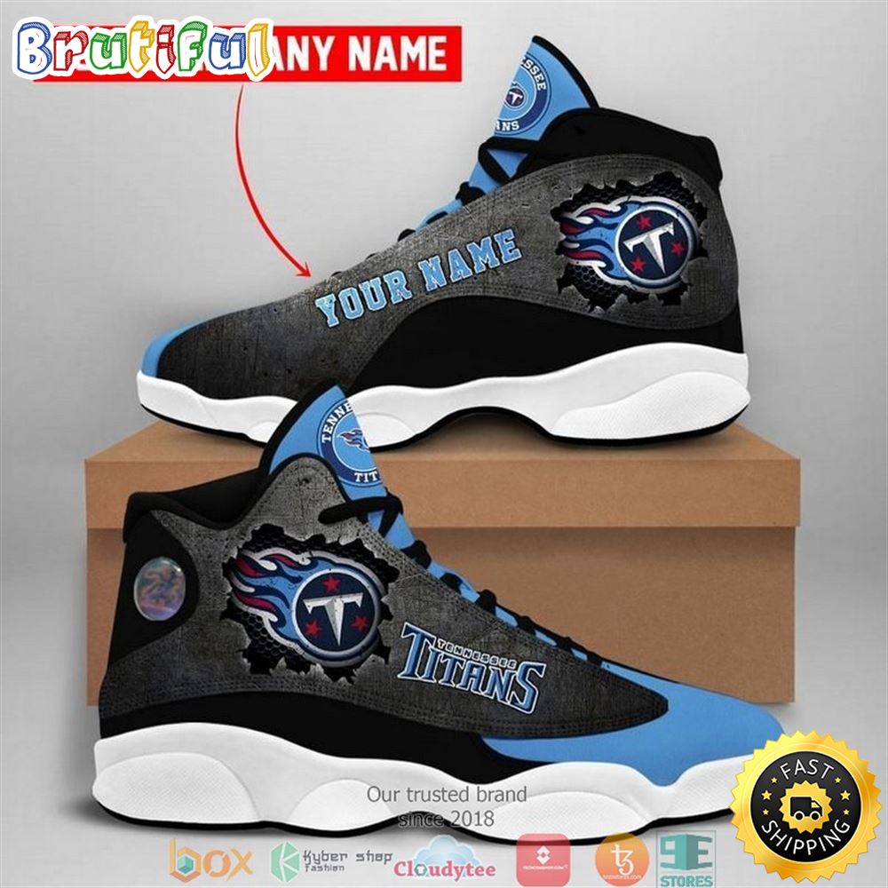 JWFancy Tennessee Titans AJ13 Sneakers Shoes For Men And Women