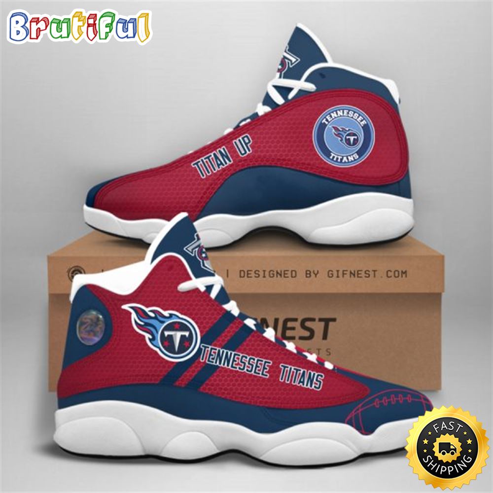 JWFancy Tennessee Titans AJ13 Sneakers Shoes For Men And Women