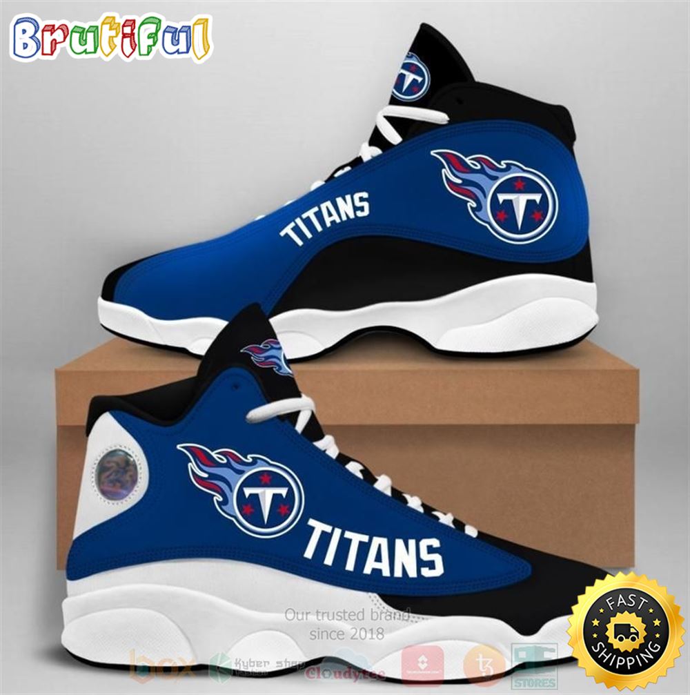 JWFancy Tennessee Titans AJ13 Sneakers Shoes For Men And Women
