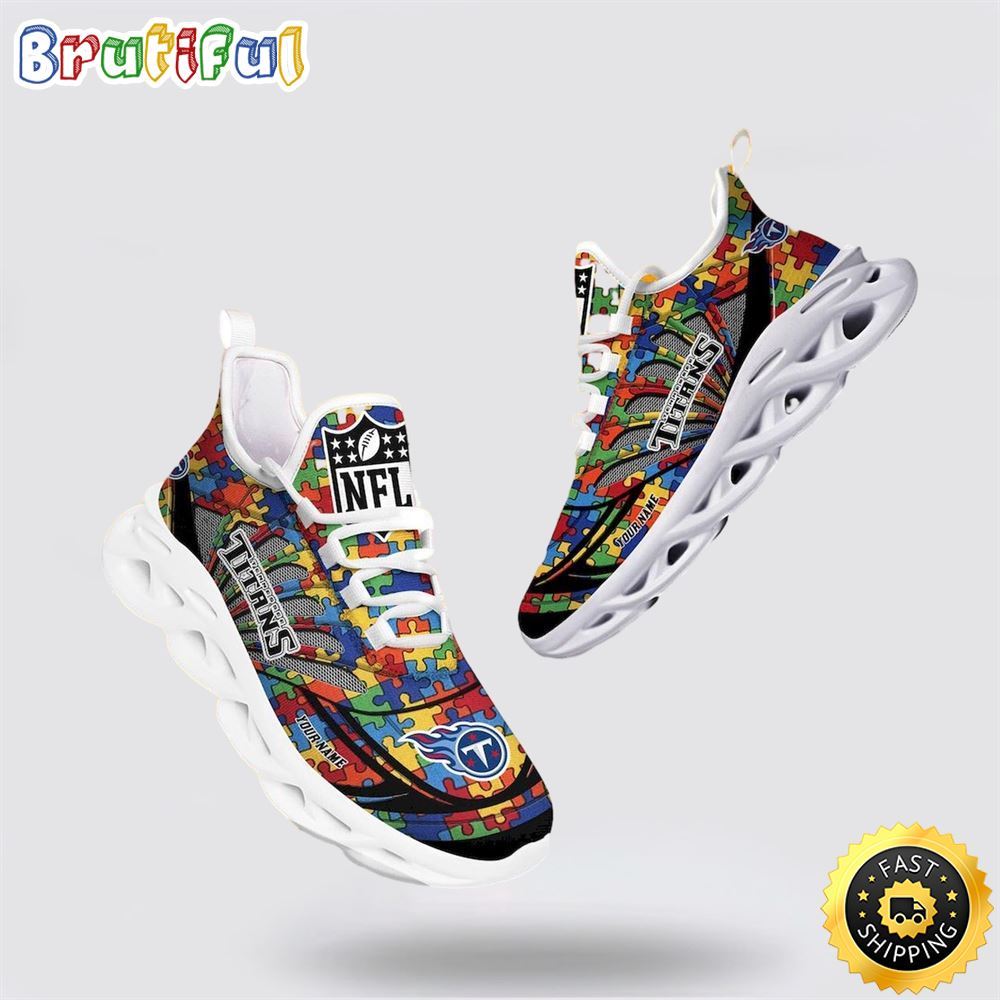 JWFancy Tennessee Titans Max Soul Shoes Sneakers For Men And Women
