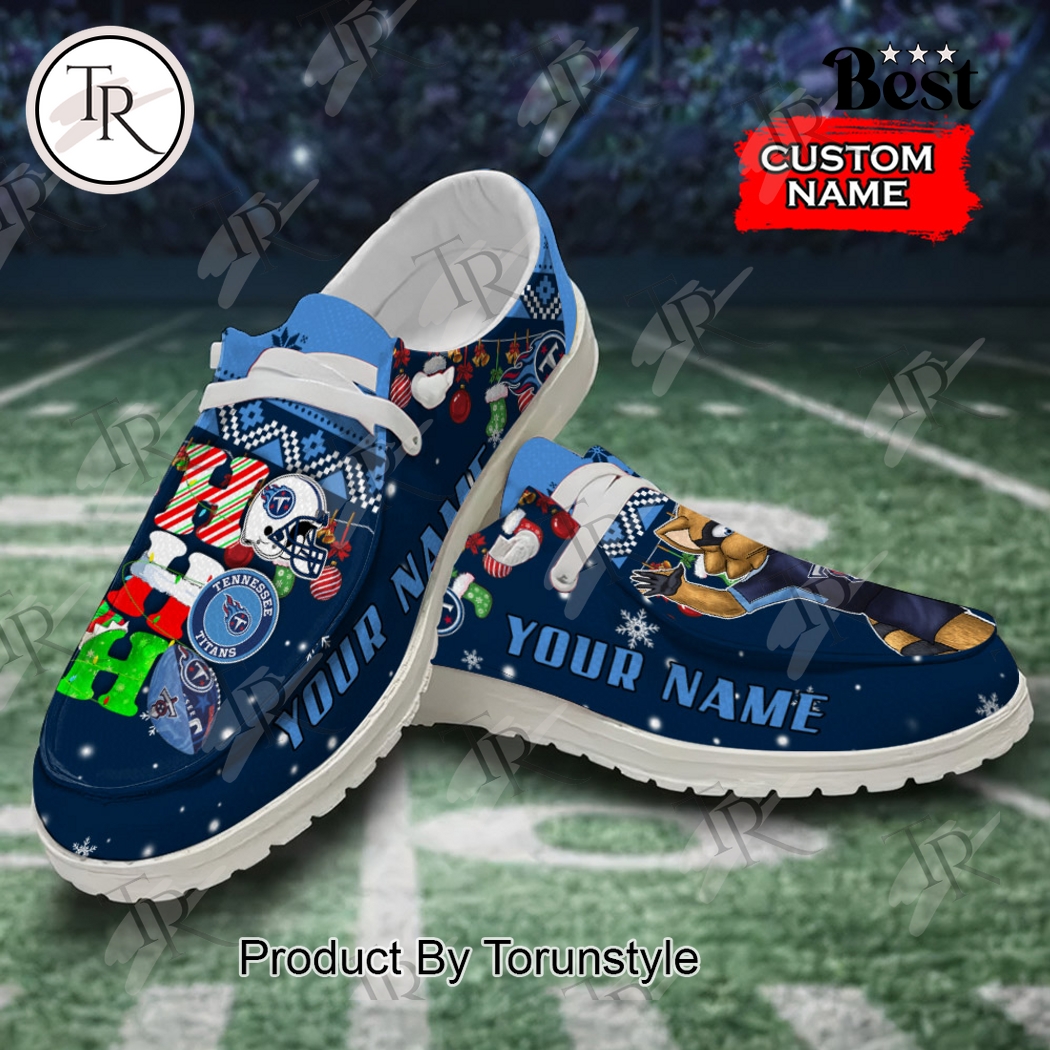 JWFancy Tennessee Titans x Christmas Personalized Hey Dude Shoes For Men And Women