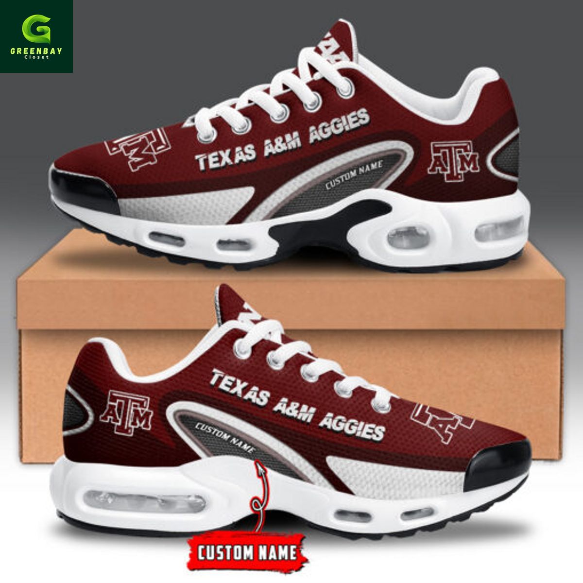 JWFancy Texas A&M Aggies TN Shoes Sneakers For Men And Women