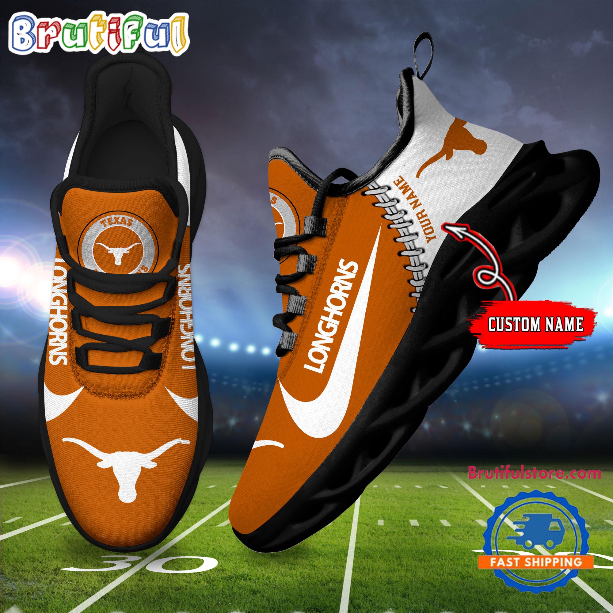 JWFancy Texas Longhorns Max Soul Shoes Sneakers For Men And Women