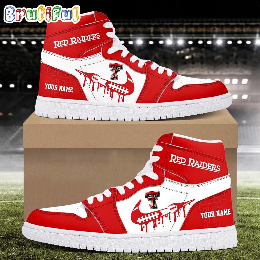 JWFancy Texas Tech Raiders AJ1 High Sneakers Shoes For Men And Women
