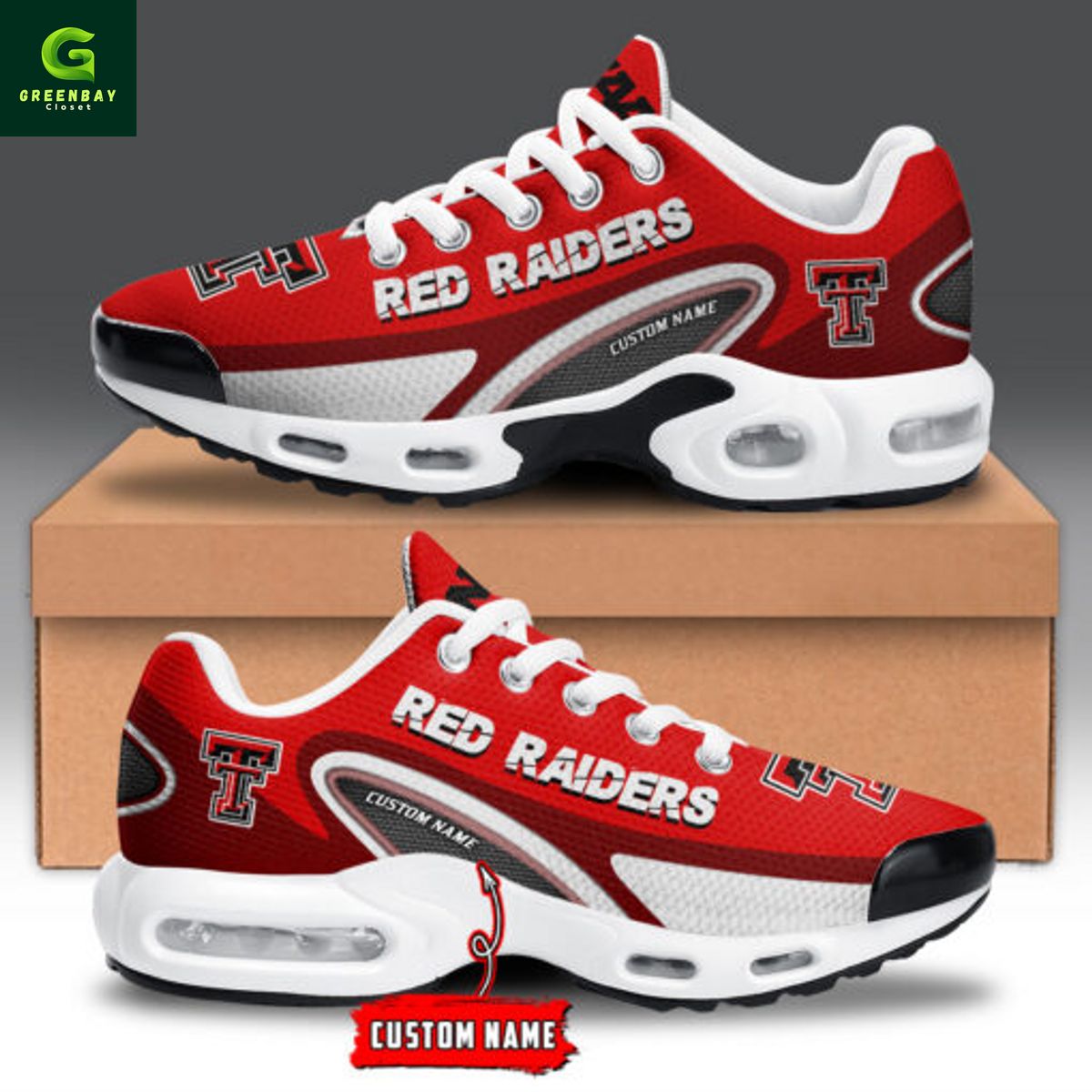 JWFancy Texas Tech Red Raiders TN Shoes Sneakers For Men And Women