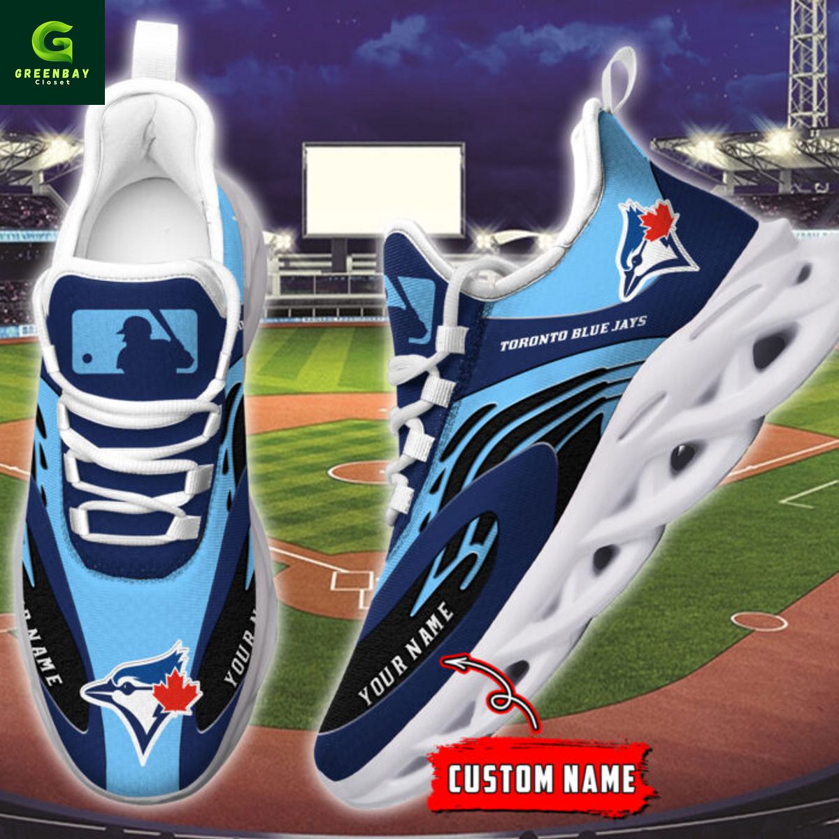 JWFancy Toronto Blue Jays Max Soul Shoes Sneakers For Men And Women