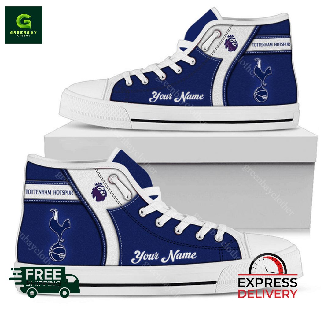 JWFancy Tottenham Hotspur F.C High Top Canvas Sneakers Shoes For Men And Women