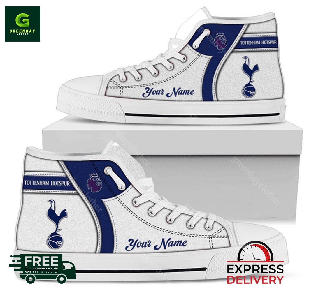 JWFancy Tottenham Hotspur F.C High Top Canvas Sneakers Shoes For Men And Women