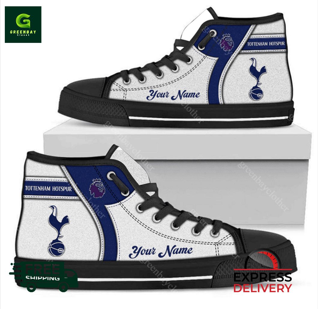JWFancy Tottenham Hotspur F.C High Top Canvas Sneakers Shoes For Men And Women