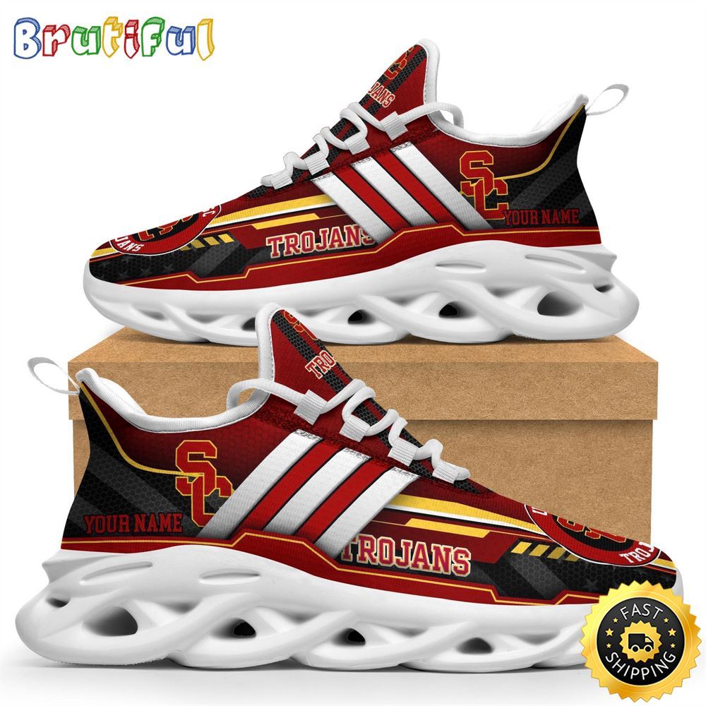JWFancy USC Trojans Max Soul Shoes Sneakers For Men And Women