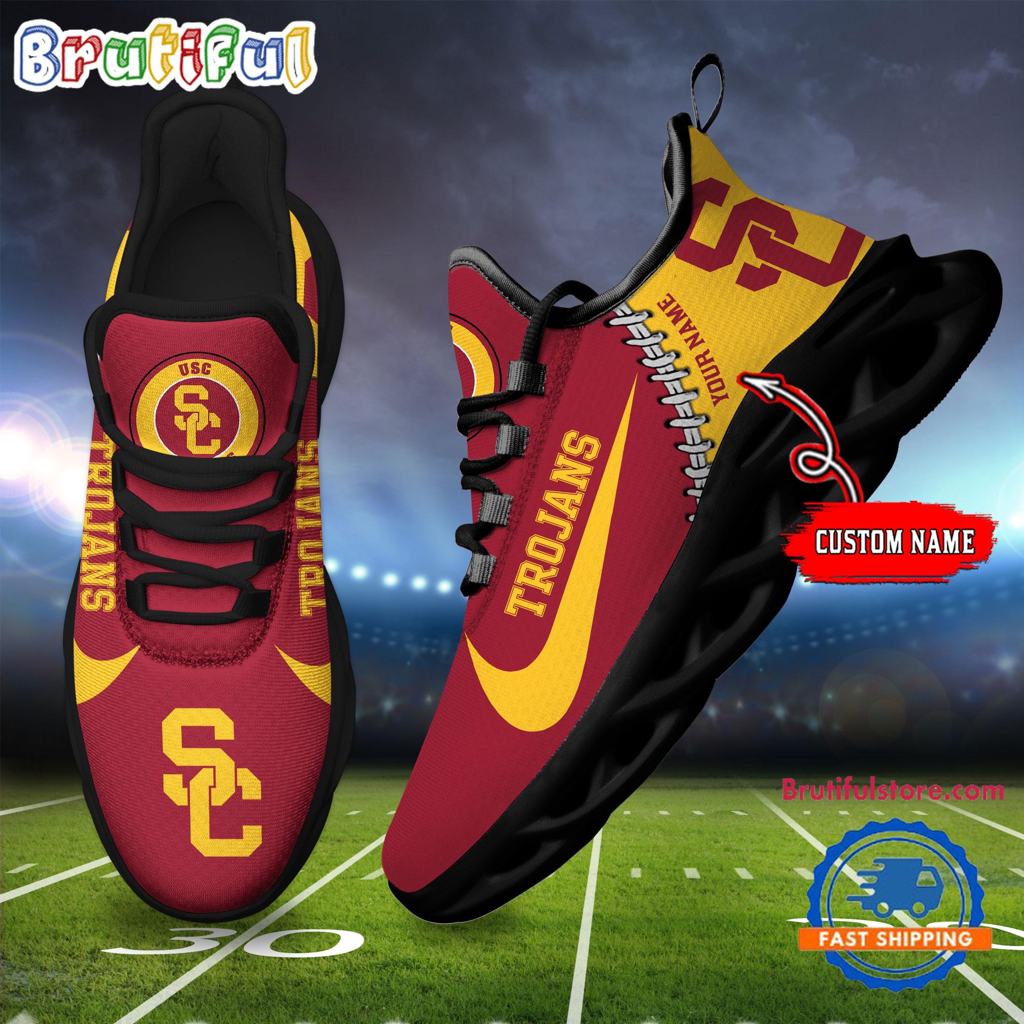 JWFancy USC Trojans Max Soul Shoes Sneakers For Men And Women