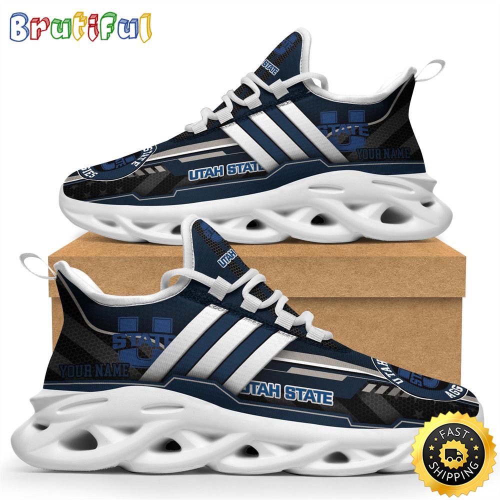 JWFancy Utah State Aggies Max Soul Shoes Sneakers For Men And Women