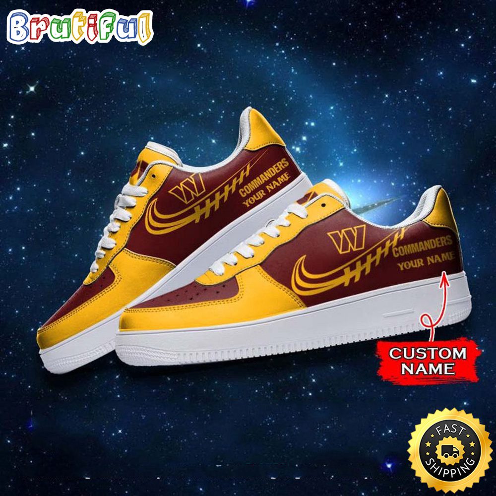 JWFancy Washington Commanders Air Low-Top Sneakers Shoes For Men And Women