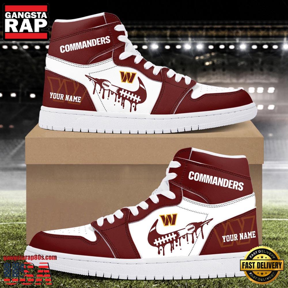 JWFancy Washington Commanders AJ1 High Sneakers Shoes For Men And Women