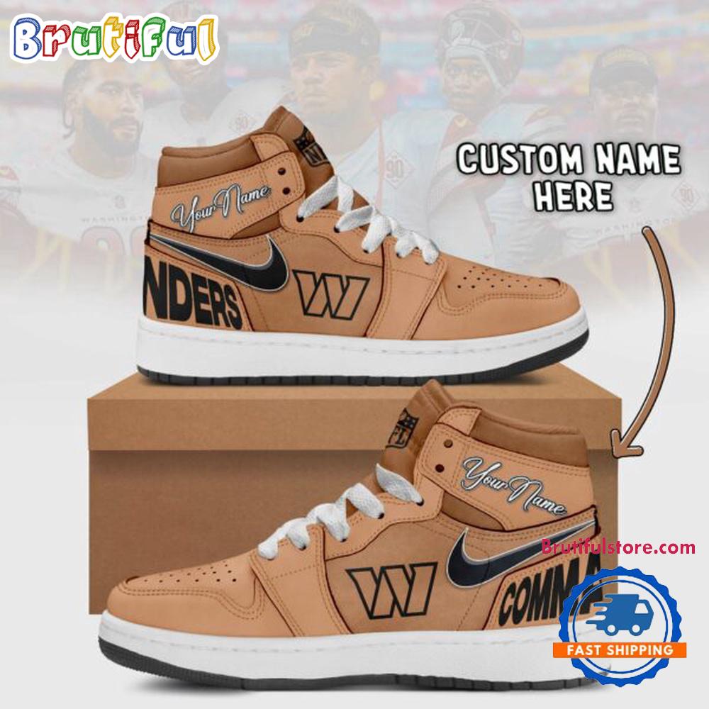 JWFancy Washington Commanders AJ1 High Sneakers Shoes For Men And Women