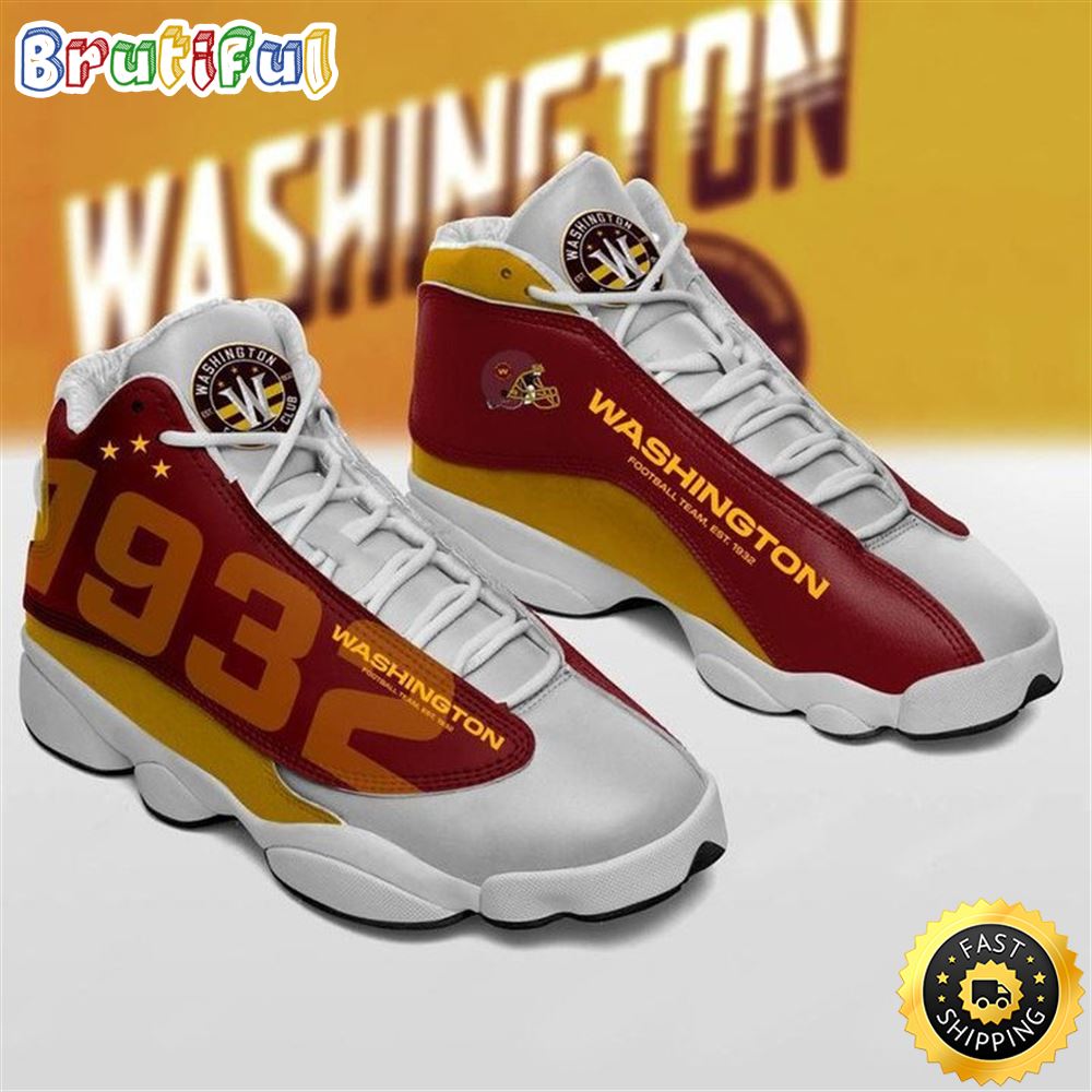 JWFancy Washington Commanders AJ13 Sneakers Shoes For Men And Women