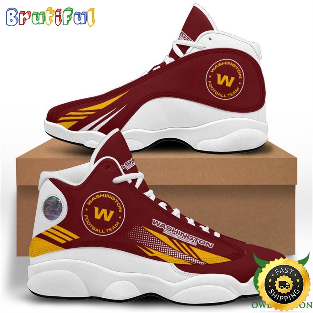 JWFancy Washington Commanders AJ13 Sneakers Shoes For Men And Women