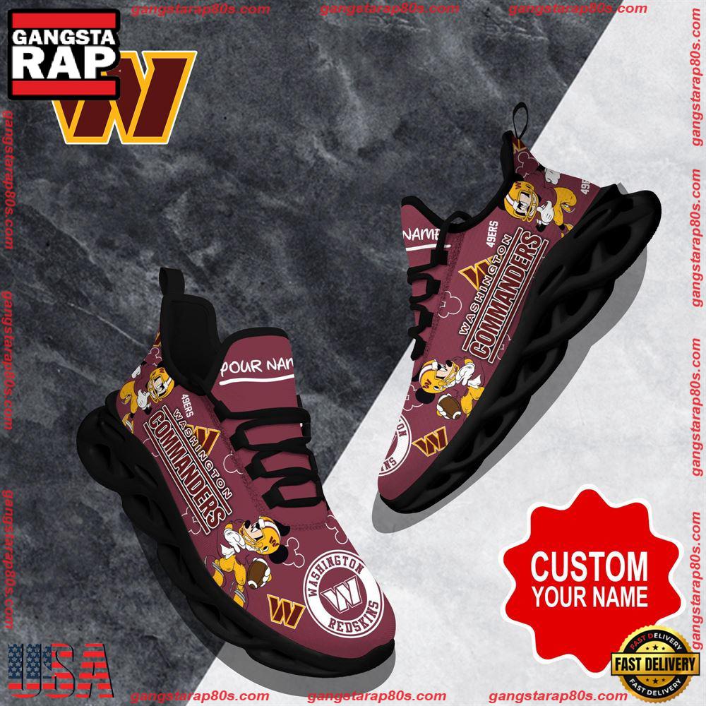 JWFancy Washington Commanders Max Soul Shoes Sneakers For Men And Women