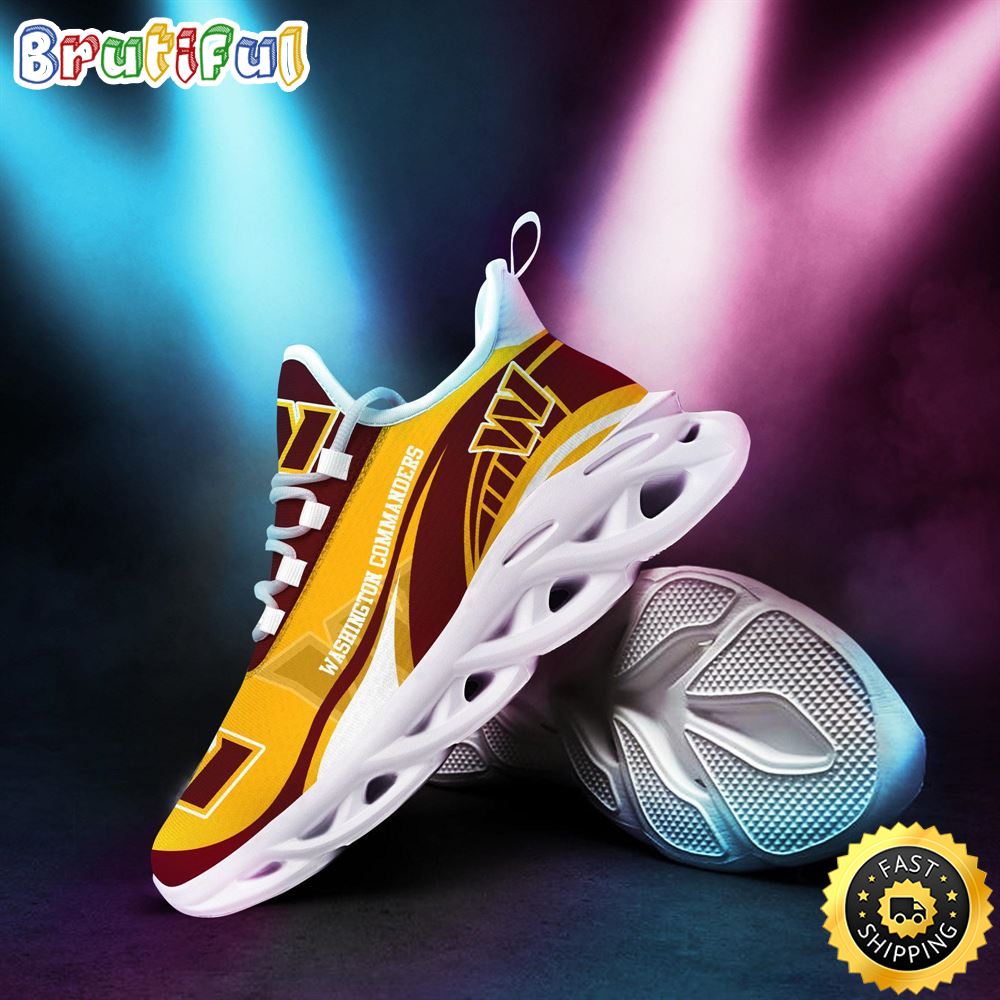 JWFancy Washington Commanders Max Soul Shoes Sneakers For Men And Women
