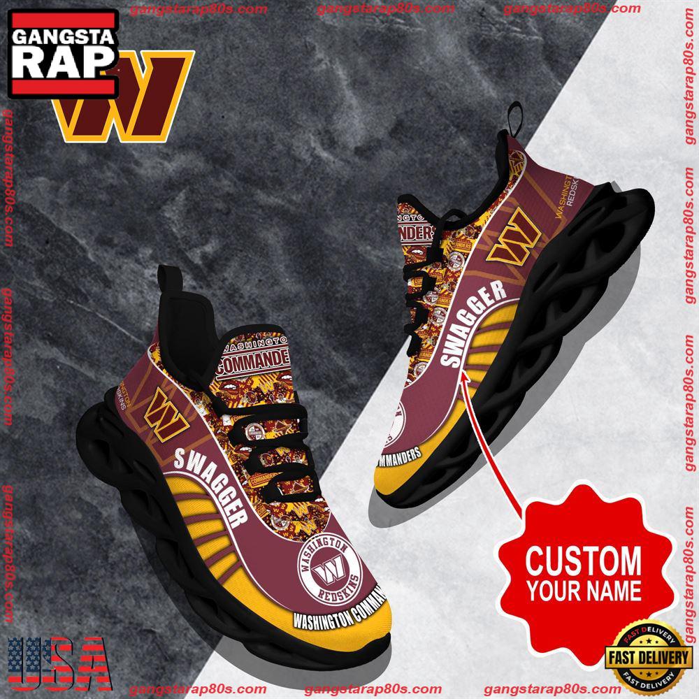 JWFancy Washington Commanders Max Soul Shoes Sneakers For Men And Women
