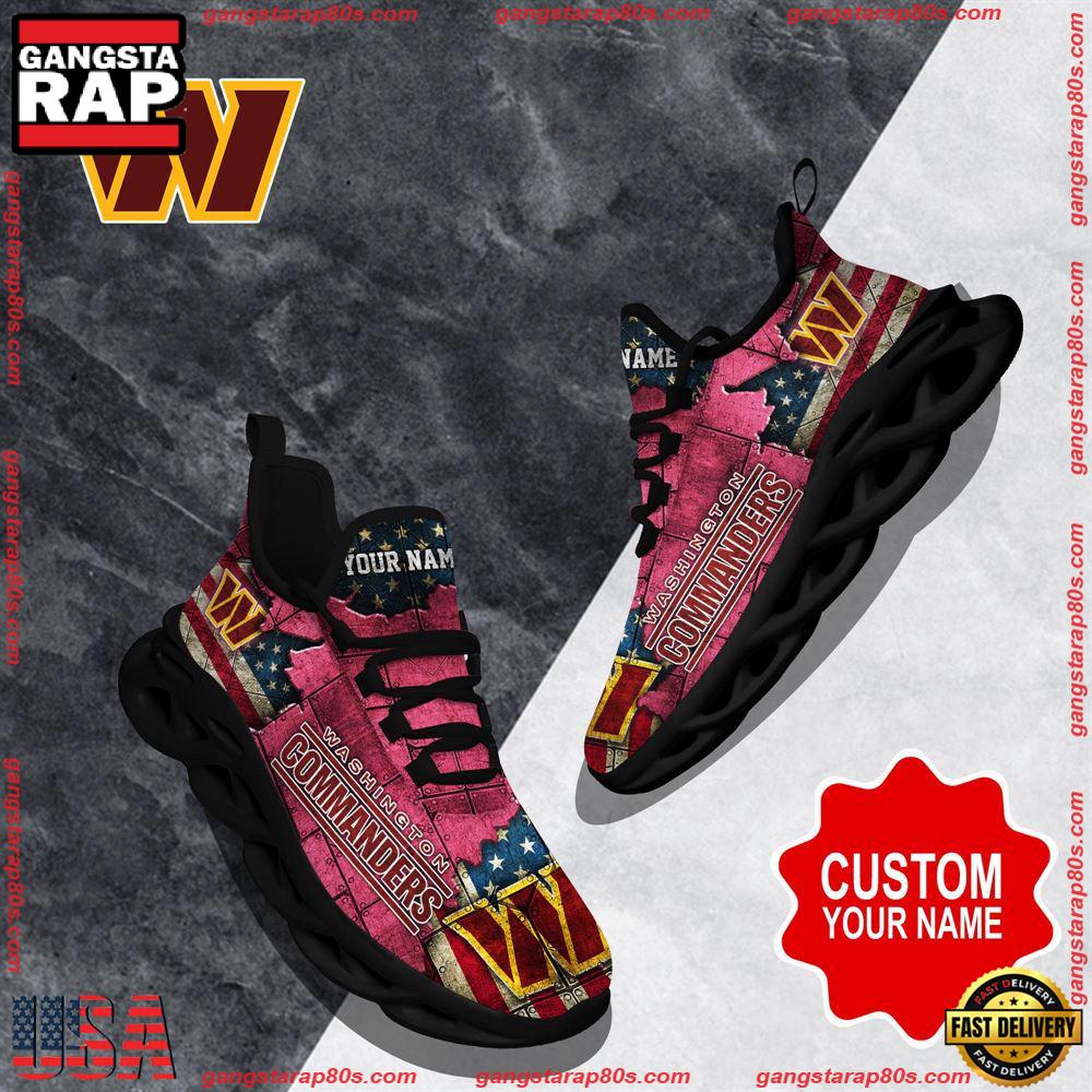 JWFancy Washington Commanders Max Soul Shoes Sneakers For Men And Women