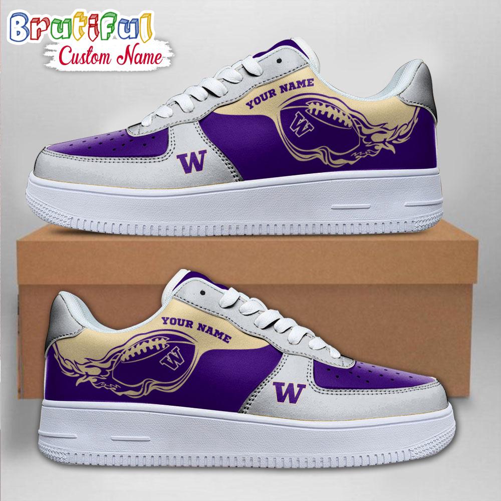 JWFancy Washington Huskies Air Low-Top Sneakers Shoes For Men And Women