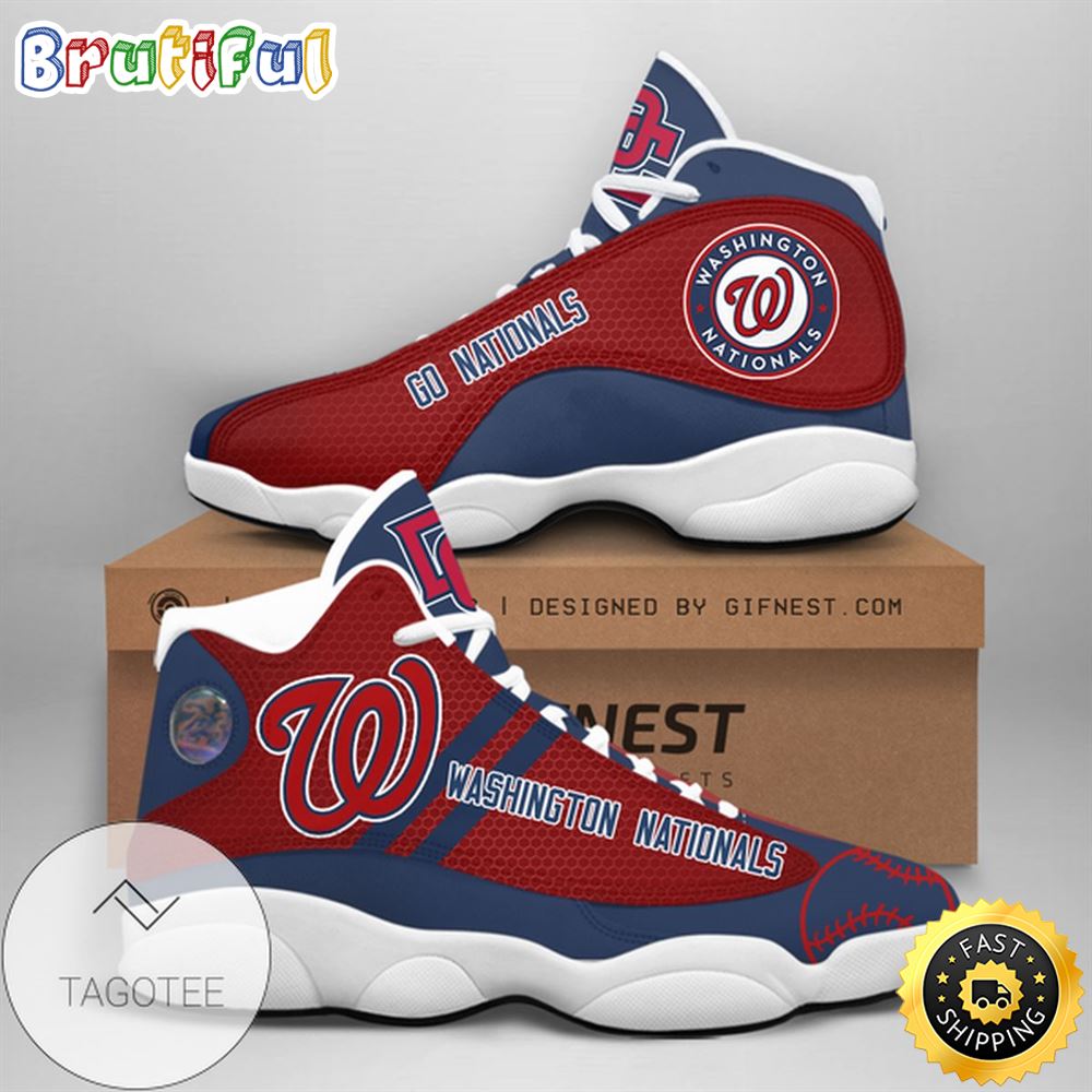 JWFancy Washington Nationals AJ13 Sneakers Shoes For Men And Women