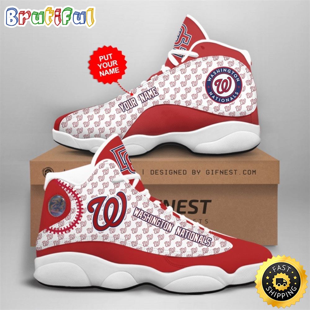 JWFancy Washington Nationals AJ13 Sneakers Shoes For Men And Women