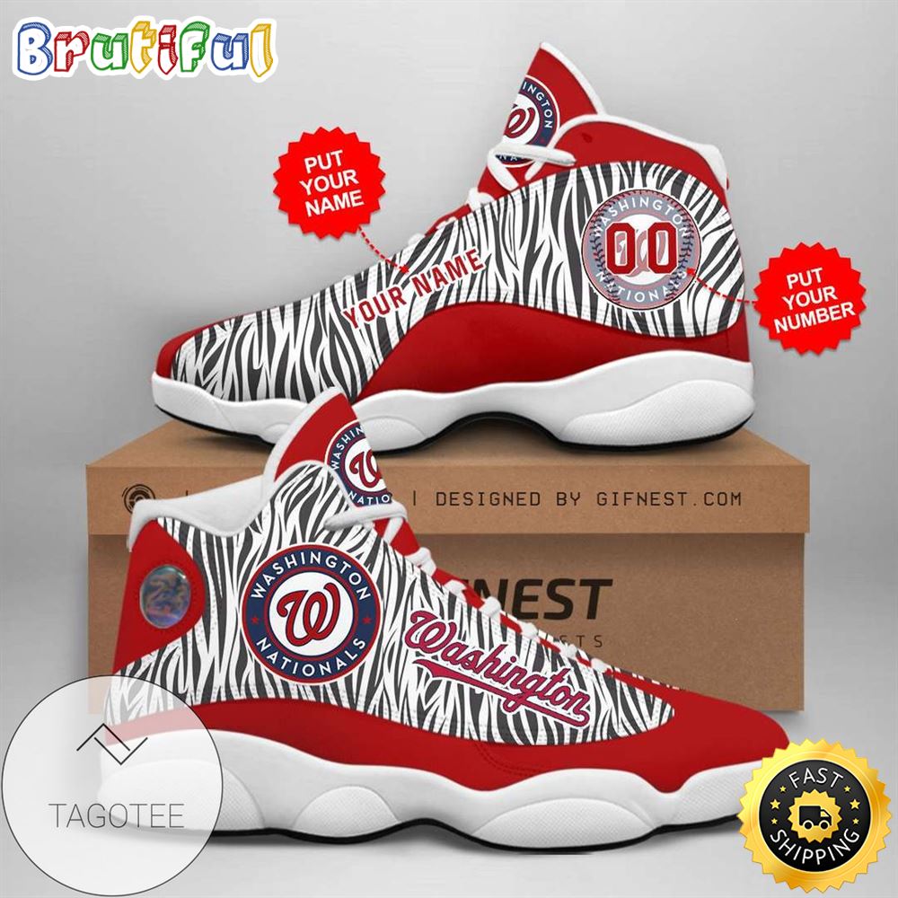 JWFancy Washington Nationals AJ13 Sneakers Shoes For Men And Women