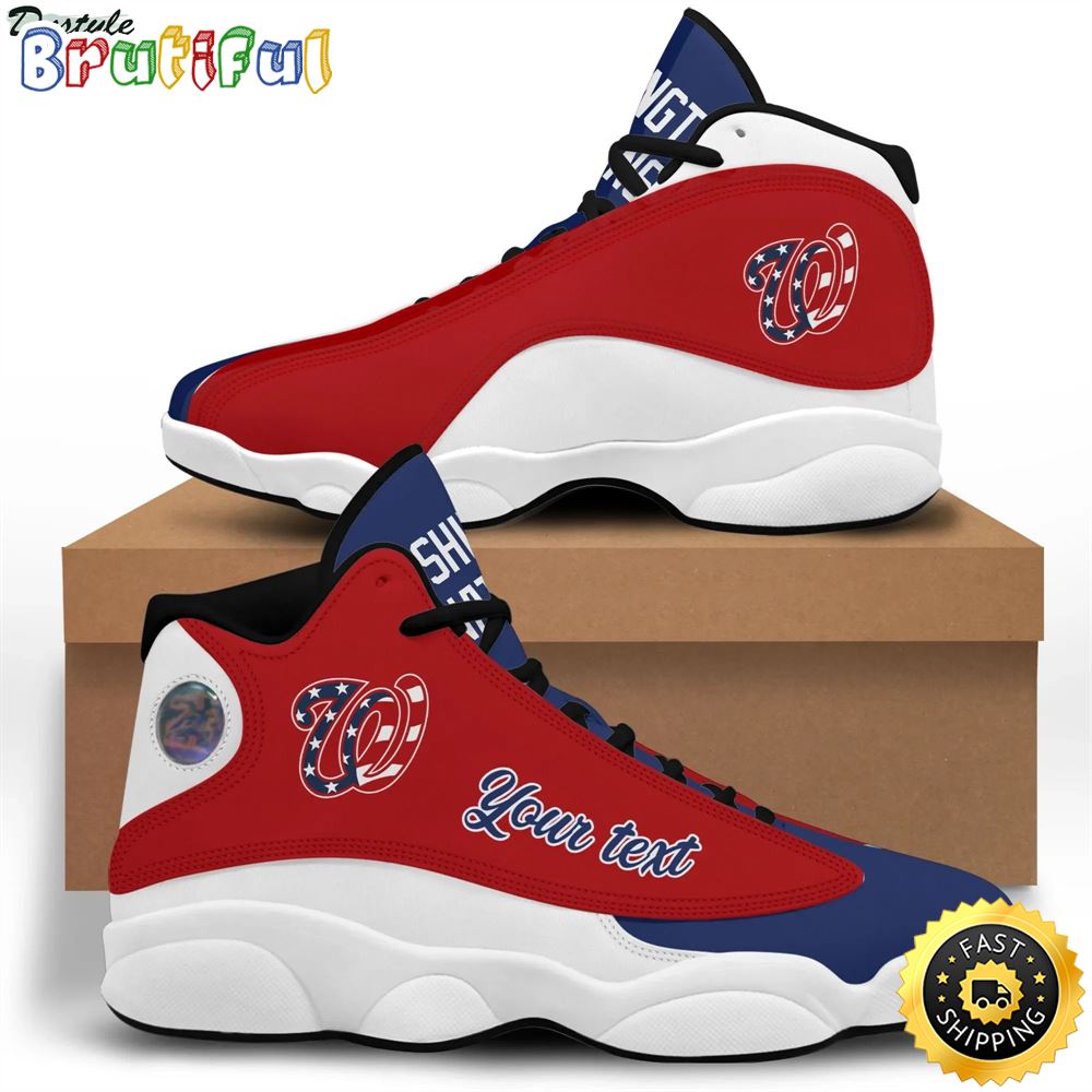 JWFancy Washington Nationals AJ13 Sneakers Shoes For Men And Women