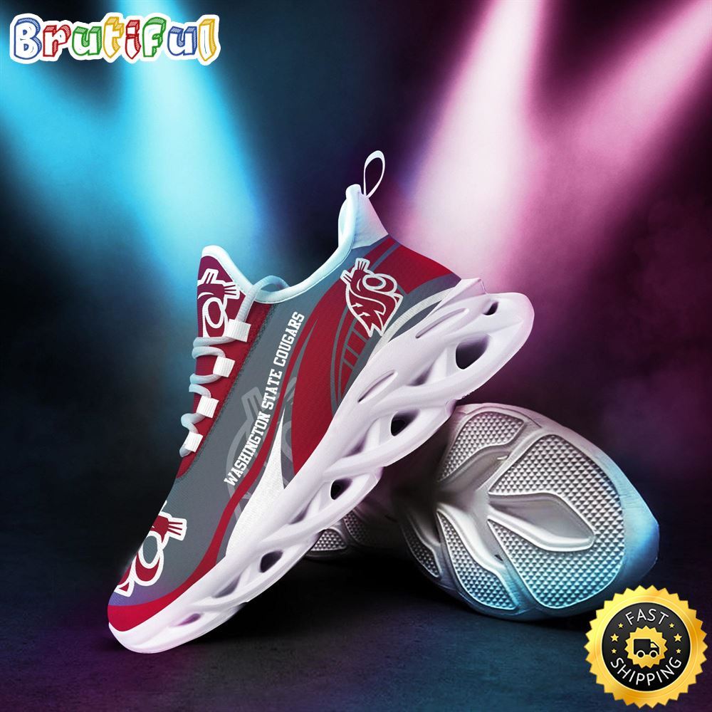 JWFancy Washington State Cougars Max Soul Shoes Sneakers For Men And Women