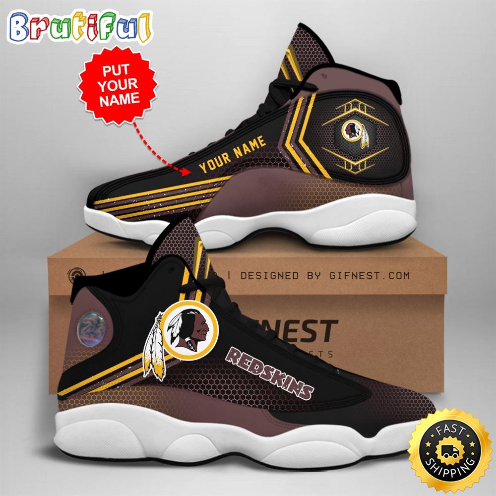 JWFancy Washingtonskins AJ13 Sneakers Shoes For Men And Women