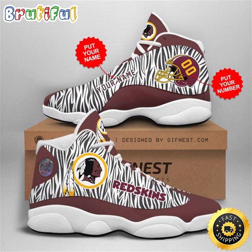 JWFancy Washingtonskins AJ13 Sneakers Shoes For Men And Women