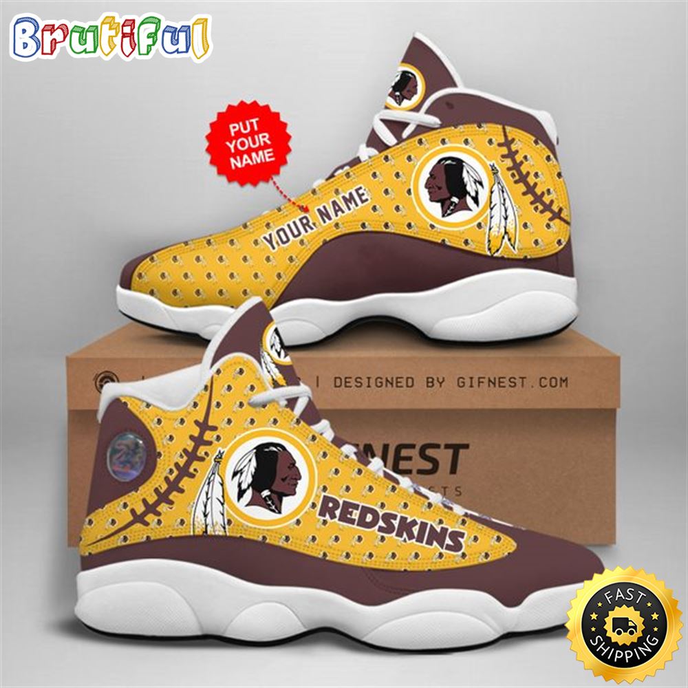 JWFancy Washingtonskins AJ13 Sneakers Shoes For Men And Women