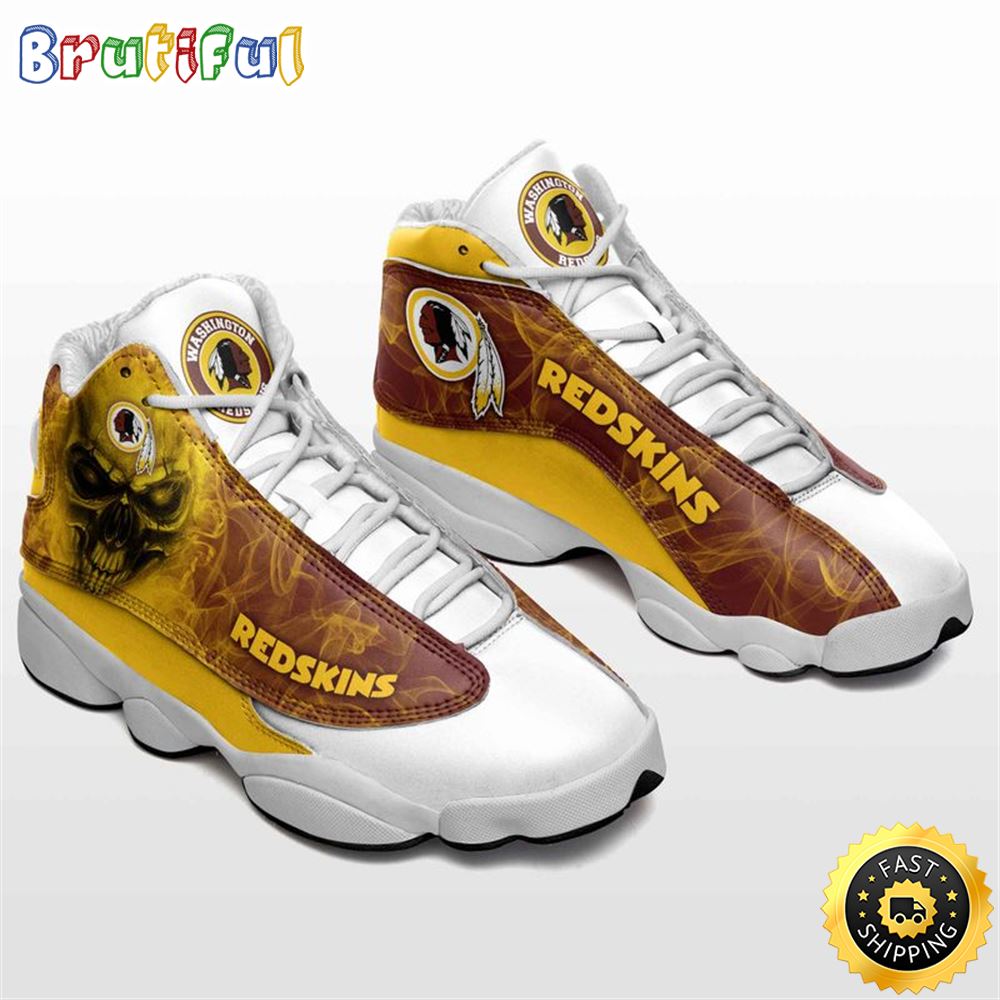 JWFancy Washingtonskins AJ13 Sneakers Shoes For Men And Women