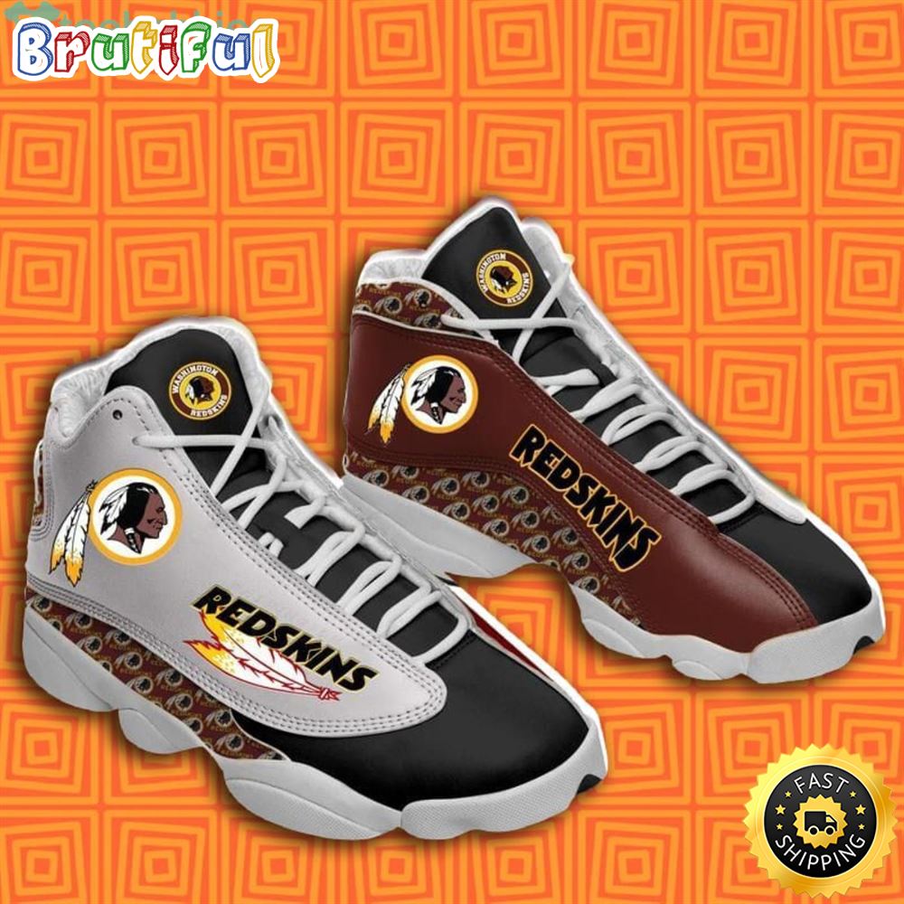 JWFancy Washingtonskins AJ13 Sneakers Shoes For Men And Women