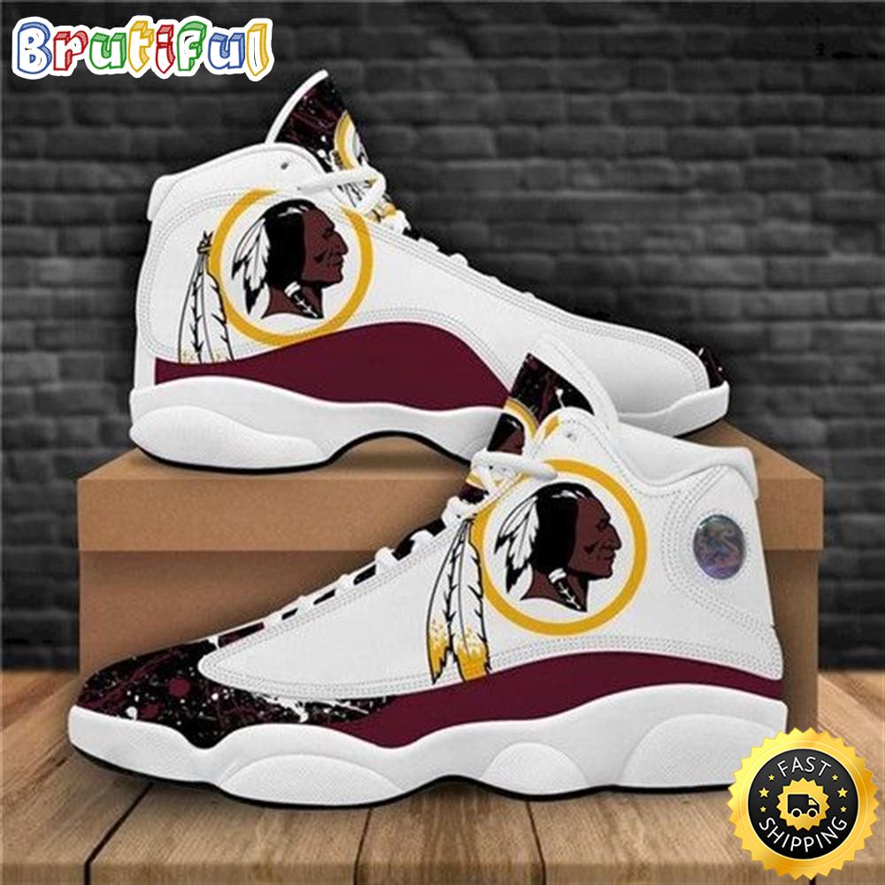 JWFancy Washingtonskins AJ13 Sneakers Shoes For Men And Women