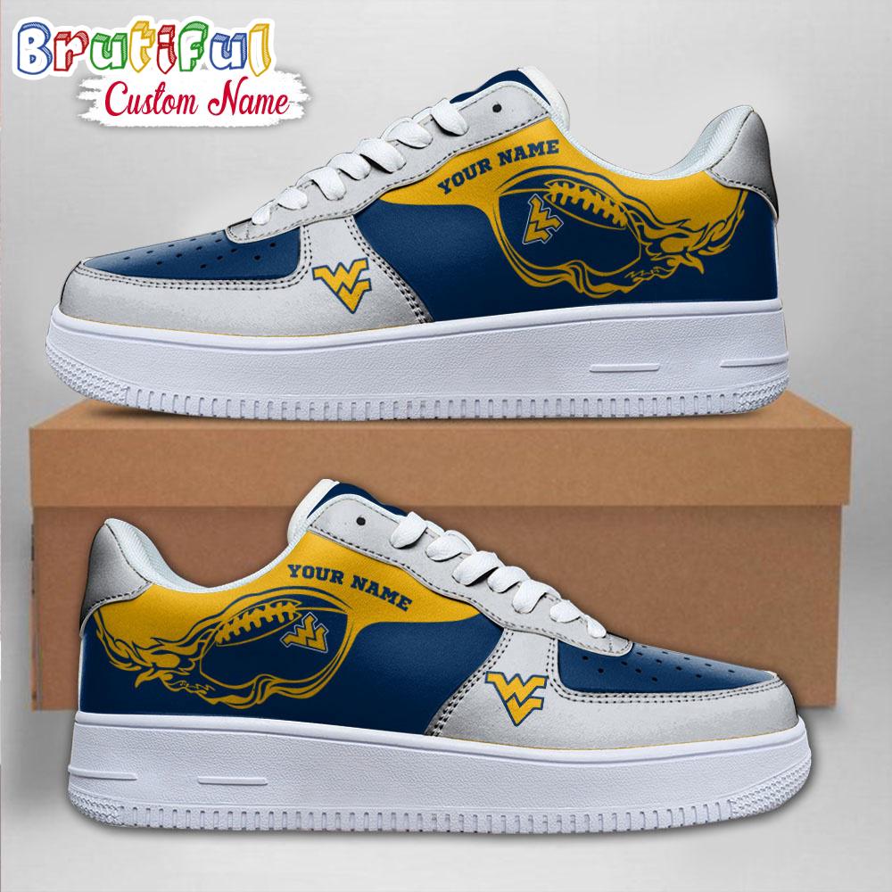 JWFancy West Virginia Mountaineers Air Low-Top Sneakers Shoes For Men And Women