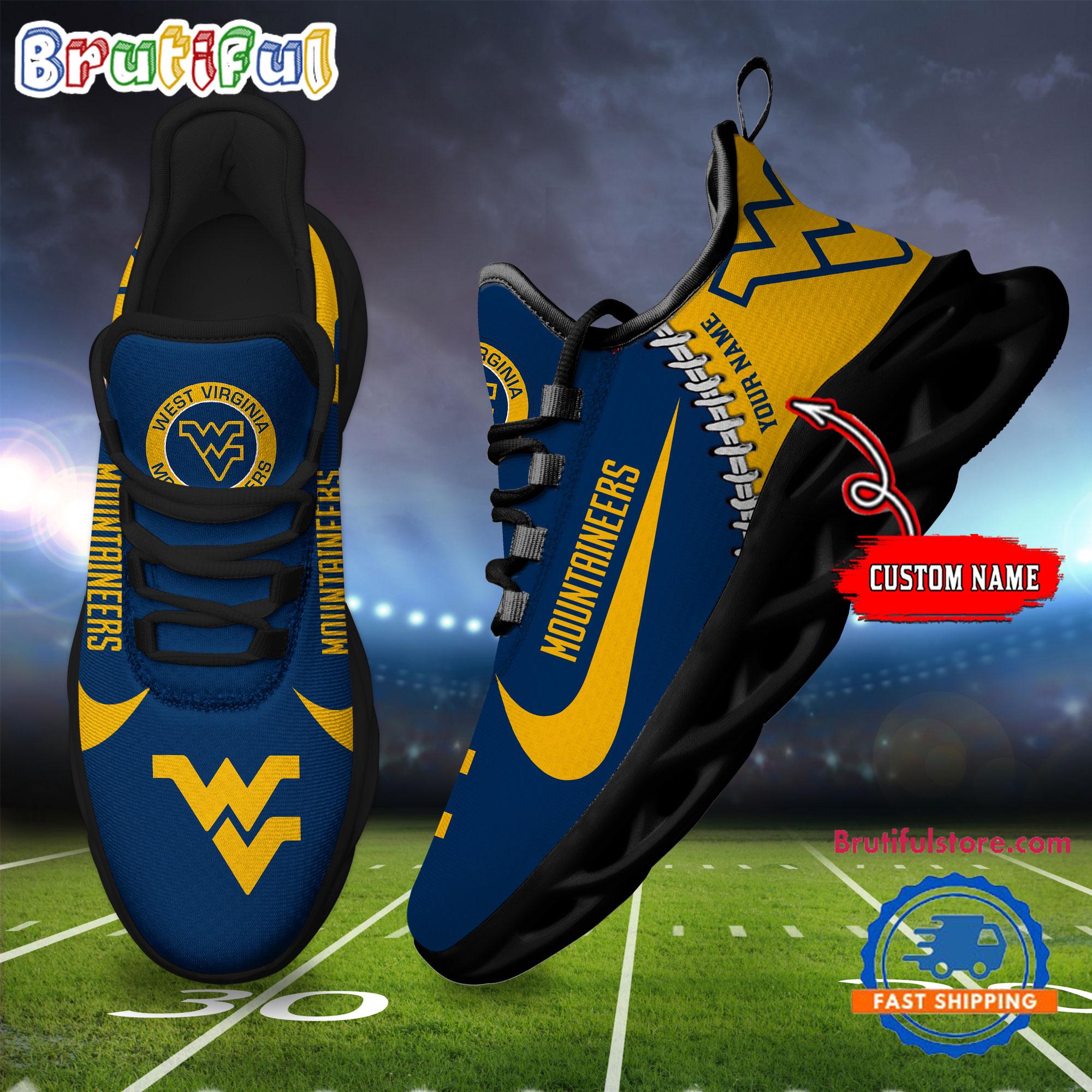 JWFancy West Virginia Mountaineers Max Soul Shoes Sneakers For Men And Women