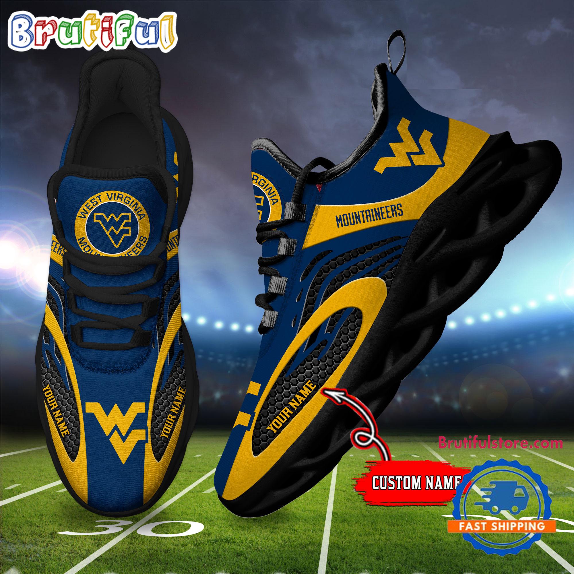 JWFancy West Virginia Mountaineers Max Soul Shoes Sneakers For Men And Women