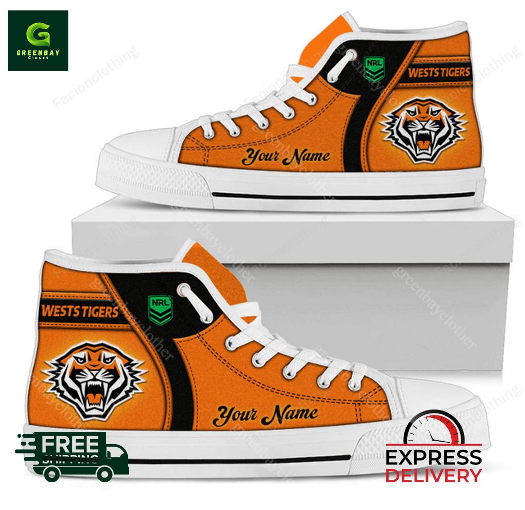 JWFancy Wests Tigers High Top Canvas Sneakers Shoes For Men And Women
