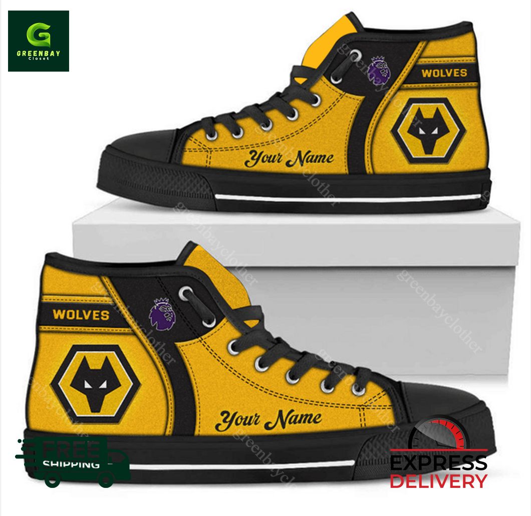 JWFancy Wolverhampton Wanderers F.C High Top Canvas Sneakers Shoes For Men And Women
